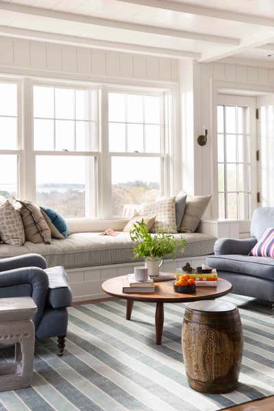  Beach Style Beach House Living Room. Middle Valley Road by Katie Martinez Design.