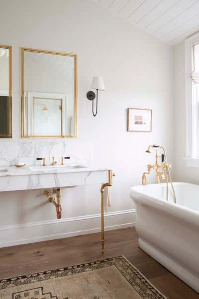  Country Beach House Bathroom. Middle Valley Road by Katie Martinez Design.