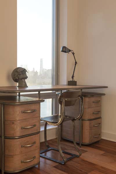  Industrial Family Home Office and Study. INDUSTRIAL ANTIQUARIAN RESIDENCE by Marie Burgos Design.