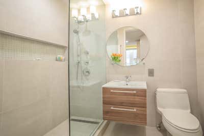 Contemporary Vacation Home Bathroom. LOMBARDY HOTEL - HOME AWAY FROM HOME by Marie Burgos Design.
