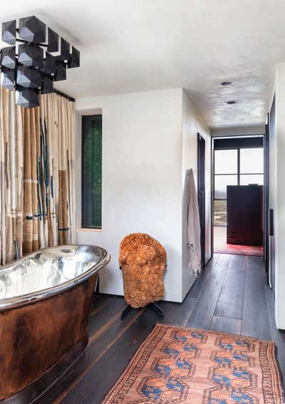  Rustic Bathroom. Mountain House by Hammer and Spear.