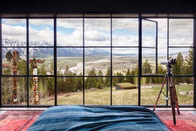  Maximalist Family Home Bedroom. Mountain House by Hammer and Spear.