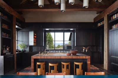  Rustic Farmhouse Family Home Kitchen. Mountain House by Hammer and Spear.