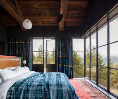  French Family Home Bedroom. Mountain House by Hammer and Spear.