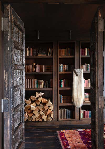  Eclectic Family Home Office and Study. Mountain House by Hammer and Spear.