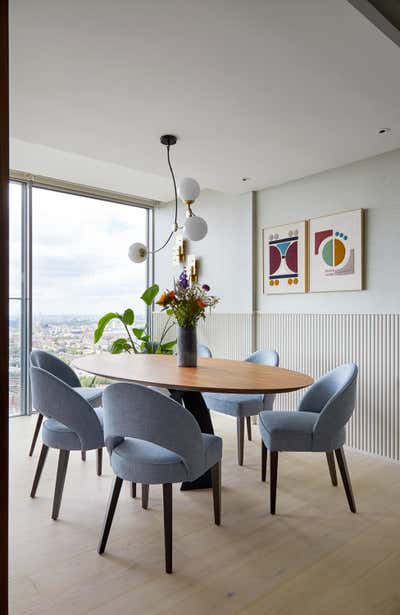  Contemporary Apartment Dining Room. City Penthouse by Kia Designs.