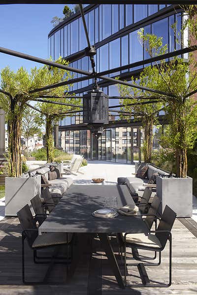  Contemporary Modern Apartment Patio and Deck. West Village by Tamzin Greenhill.