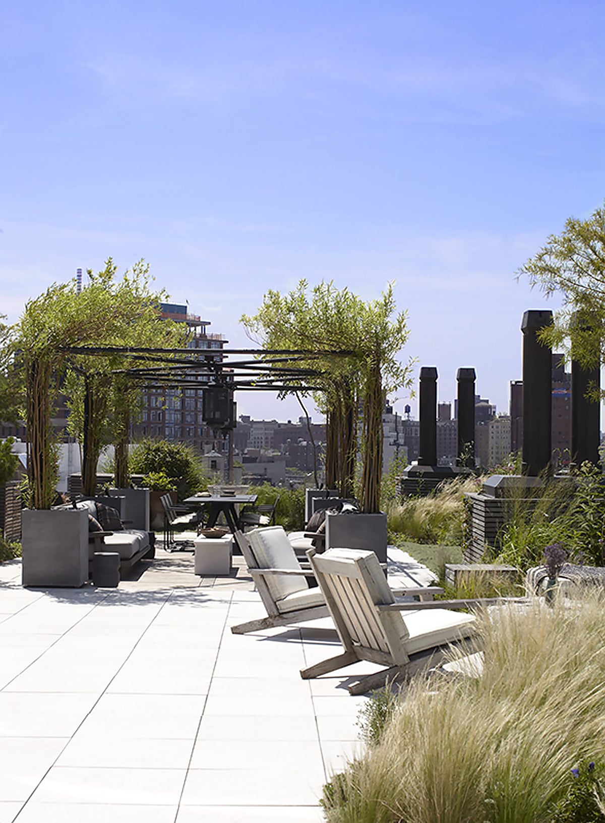 Contemporary Patio and Deck