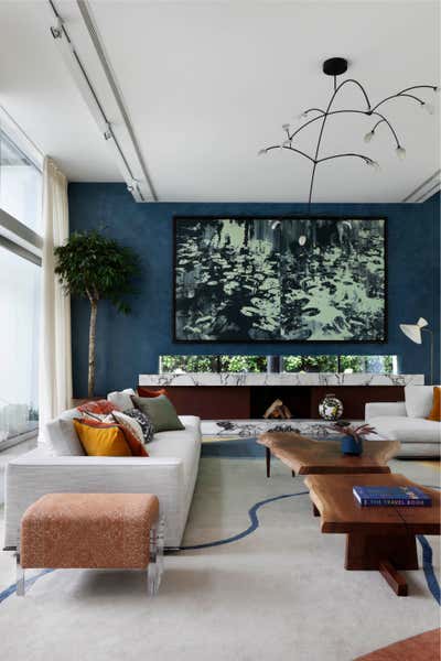  Contemporary Family Home Living Room. A South London Home With South African Flare by Studio Ashby.