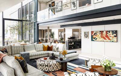  Contemporary Family Home Living Room. Neo Bankside | A Collector's Residence by Studio Ashby.