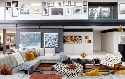  Contemporary Family Home Living Room. Neo Bankside | A Collector's Residence by Studio Ashby.