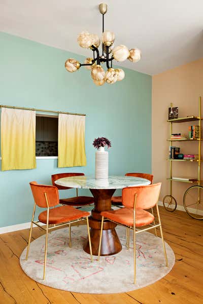  Mid-Century Modern Dining Room. Upper East Side Apartment by Merve Kahraman Products & Interiors.