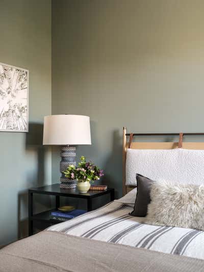  Southwestern Bedroom. Black Gore by Emily Tucker Design, Inc..