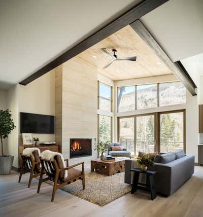  Transitional Living Room. Black Gore by Emily Tucker Design, Inc..