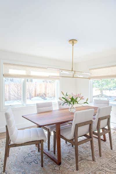  Transitional Family Home Dining Room. Orange Lane by Emily Tucker Design, Inc..