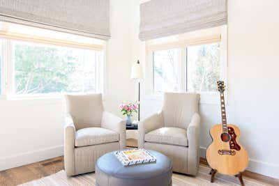  Transitional Family Home Office and Study. Orange Lane by Emily Tucker Design, Inc..