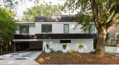  Eclectic Mid-Century Modern Family Home Exterior. Iona by Eclectic Home.
