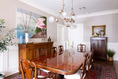  Eclectic Family Home Dining Room. Pink Palace by Hattie Sparks Interiors.