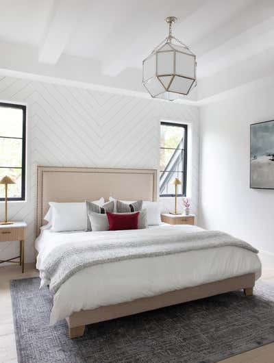  Eclectic Family Home Bedroom. Modern Glam by Nuela Designs.