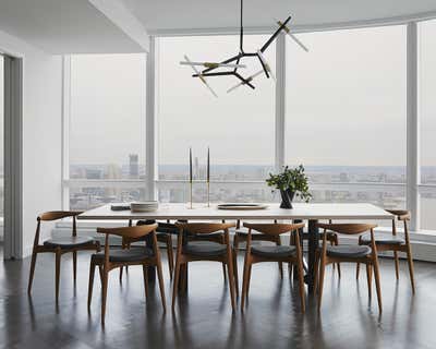  Contemporary Apartment Dining Room. Tribeca Family Condo by Lucy Harris Studio.