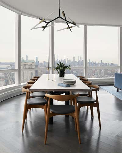  Contemporary Dining Room. Tribeca Family Condo by Lucy Harris Studio.