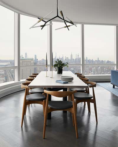  Contemporary Apartment Dining Room. Tribeca Family Condo by Lucy Harris Studio.