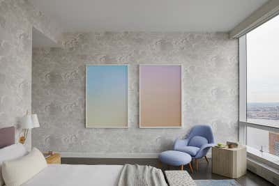 Contemporary Bedroom. Tribeca Family Condo by Lucy Harris Studio.