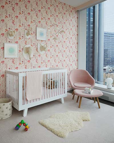 Contemporary Children's Room. Tribeca Family Condo by Lucy Harris Studio.