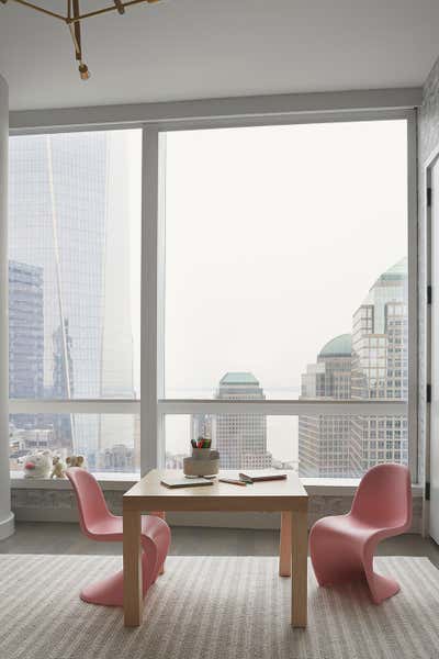 Contemporary Apartment Children's Room. Tribeca Family Condo by Lucy Harris Studio.