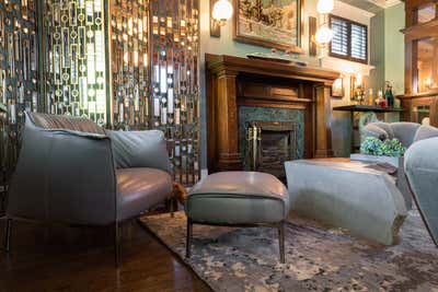  Arts and Crafts Art Nouveau Living Room. Lower Mount Royal by Paul Hardy Design Inc..