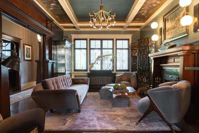  Art Nouveau Living Room. Lower Mount Royal by Paul Hardy Design Inc..