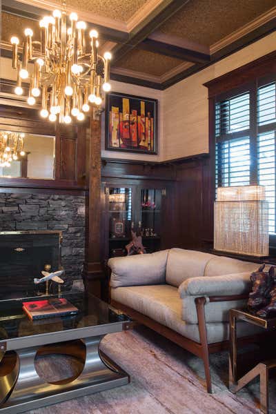  Art Deco Family Home Office and Study. Lower Mount Royal by Paul Hardy Design Inc..