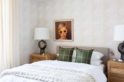 Beach Style Coastal Apartment Bedroom. West Hollywood by Stefani Stein.