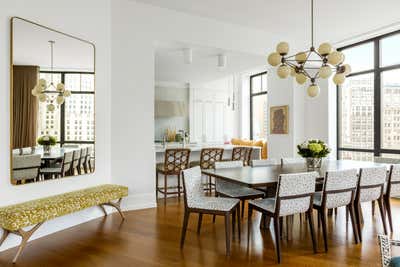  Apartment Dining Room. MADISON SQUARE PARK REMODEL by Michael Wood & Co..