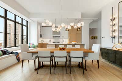  Contemporary Apartment Dining Room. TRIBECA FAMILY HOME by Michael Wood & Co..