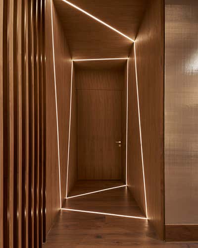  Contemporary Apartment Entry and Hall. Condo EM in Mexico City by Mueblería Standard.