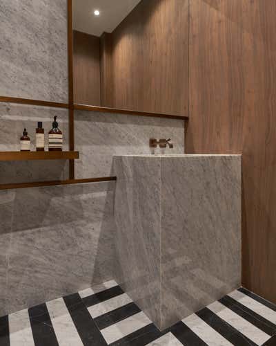  Contemporary Apartment Bathroom. Condo EM in Mexico City by Mueblería Standard.