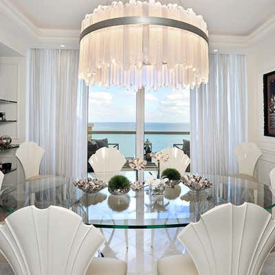  Transitional Apartment Dining Room. Condo RF in Miami by Mueblería Standard.
