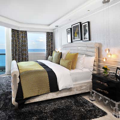  Transitional Apartment Bedroom. Condo RF in Miami by Mueblería Standard.