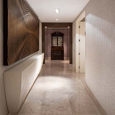 Transitional Entry and Hall. Condo JD in Monterrey by Mueblería Standard.