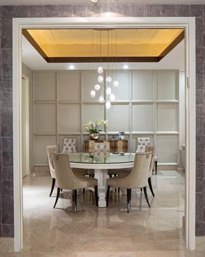  Transitional Apartment Dining Room. Condo JD in Monterrey by Mueblería Standard.