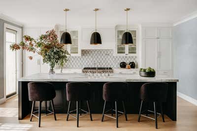  Contemporary Transitional Family Home Kitchen. Marina by Lindsay Gerber Interiors.