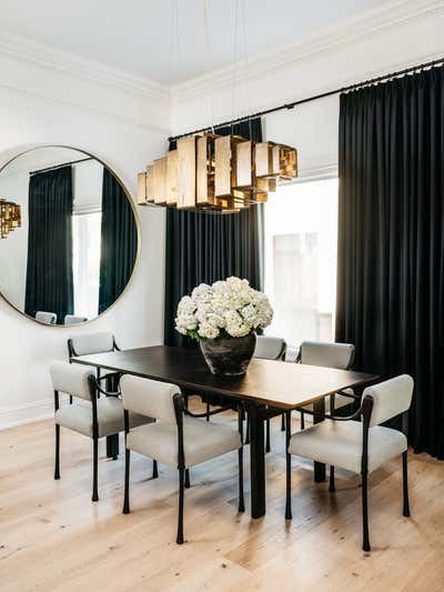  Contemporary Family Home Dining Room. Nob Hill by Lindsay Gerber Interiors.