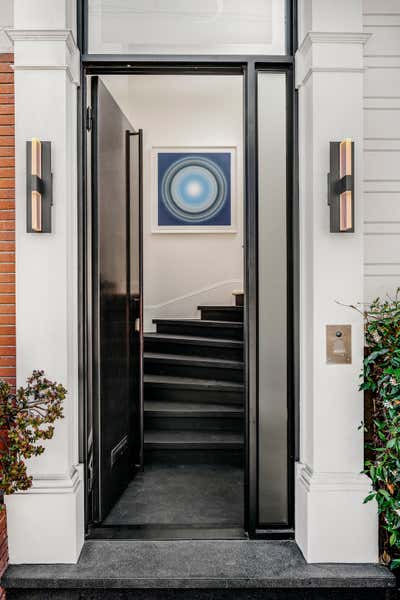  Modern Family Home Entry and Hall. Nob Hill by Lindsay Gerber Interiors.