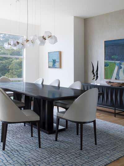  Mid-Century Modern Bachelor Pad Dining Room. Sausalito Residence by Tineke Triggs Artistic Designs For Living.