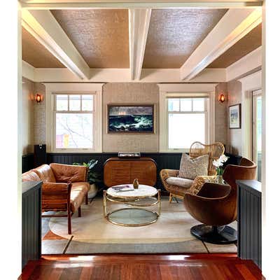  Tropical Living Room. Elbow Park by Paul Hardy Design Inc..