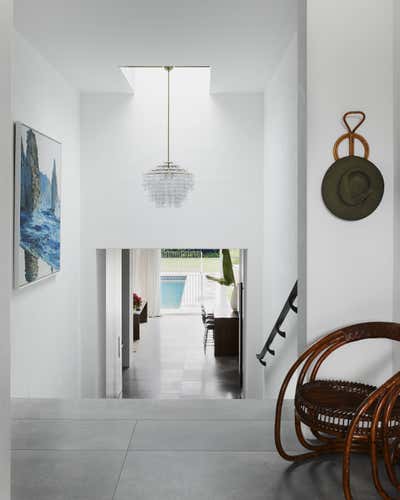 Eclectic Entry and Hall. Sydney Residence by Sarah Davison Interiors.