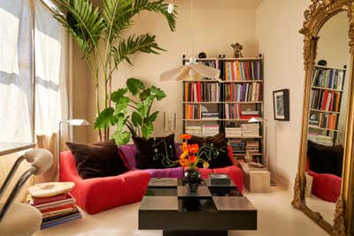  Regency Bachelor Pad Living Room. East Village Residence  by Jett Projects.