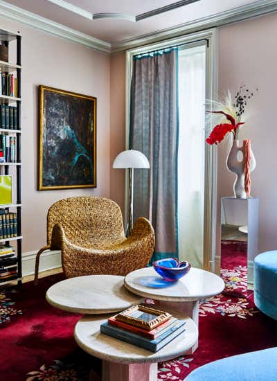  Art Deco Maximalist Apartment Living Room. Park Slope Residence  by Jett Projects.