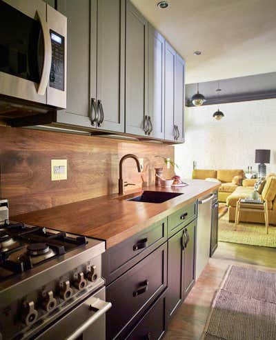  Mid-Century Modern Apartment Kitchen. C116 by MHLI.